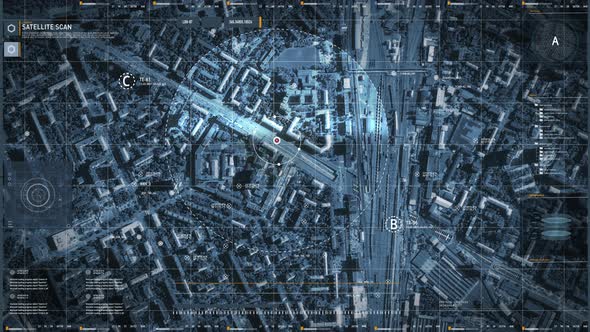 Live Video Footage With Coordinates Of Objects In Modern Tracking System alt