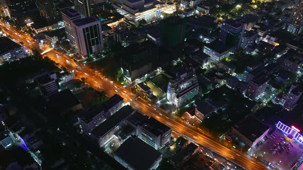 Beautiful building architecture around Bangkok city in Thailand