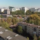 Flight Over Sleeping Area of Zelenograd with Old and New Houses - VideoHive Item for Sale