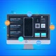 Web Development Concept Animation.Programming And Coding, Web Development   Modern Design Concept - VideoHive Item for Sale