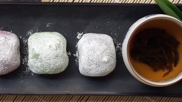 Traditional Japanese Dessert Daifuku Mochi