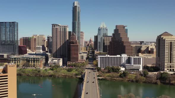 Austin Downtown Congress Avenue Aerial