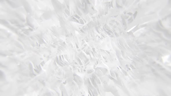 Soft White Wavy Background