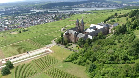Eibingen Abbey, Eibingen, Ruedesheim, Hesse, Germany
