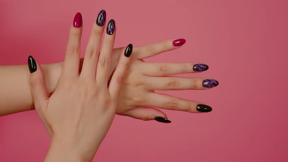 Women's Hands with Stylish Manicure