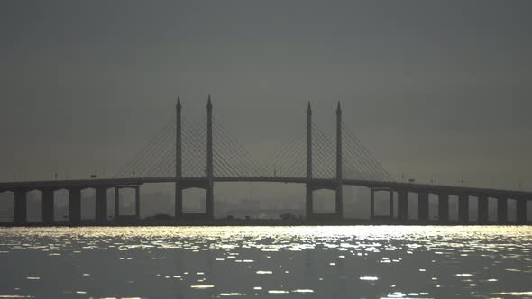 Morning view of Penang Bridge