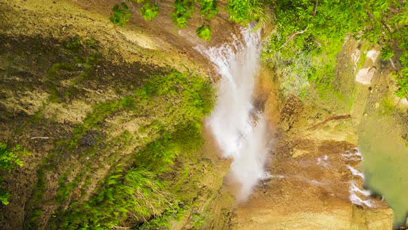 Beautiful Tropical Waterfall