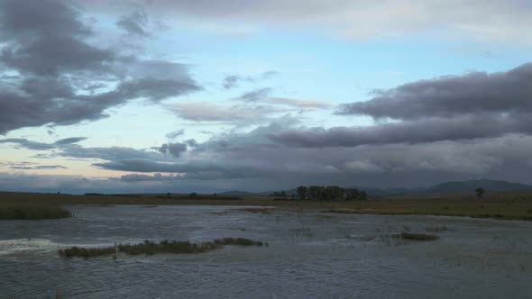 Dramatic Time Lapse Autumn Sky