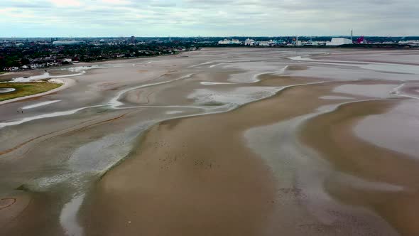 Irish beach in autumn