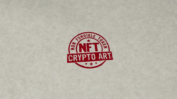NFT crypto art stamp and stamping loop