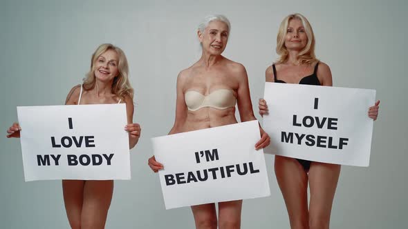 Senior beauty and body acceptance