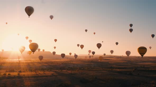 Balloon Tourism in the Sunlight