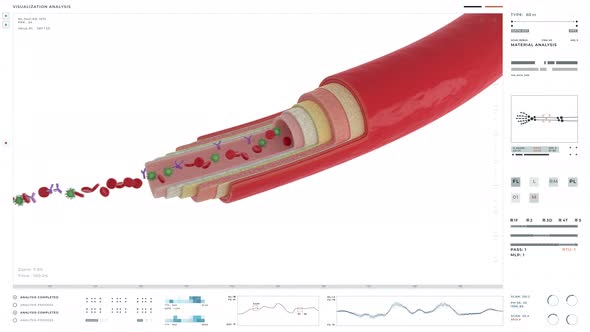 Scanner has found dangerous covid virus bacteria inside of the bloodstream alt