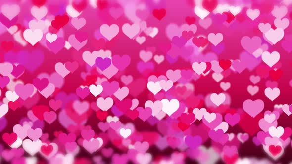 Happy Valentines Hearts Background  alt