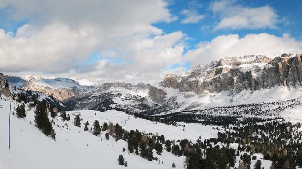 Ski Resort in Dolomites Italy