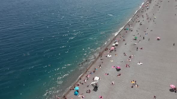 People on the beach