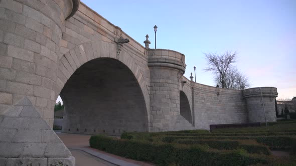 Brick arcades of the Toledo Bridge