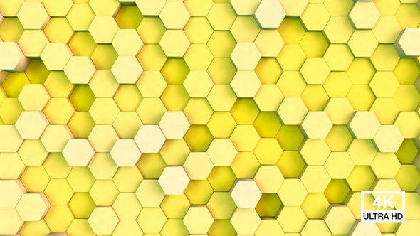 Hexagonal Background Yellow V2