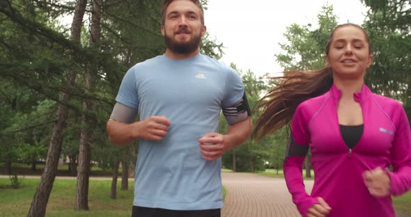 Enjoying Running Together