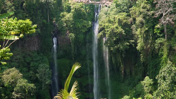 Beautiful Tropical Waterfall Bali,Indonesia