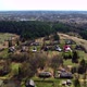 Village Houses Near the Forest and the River Taken From a Drone - VideoHive Item for Sale