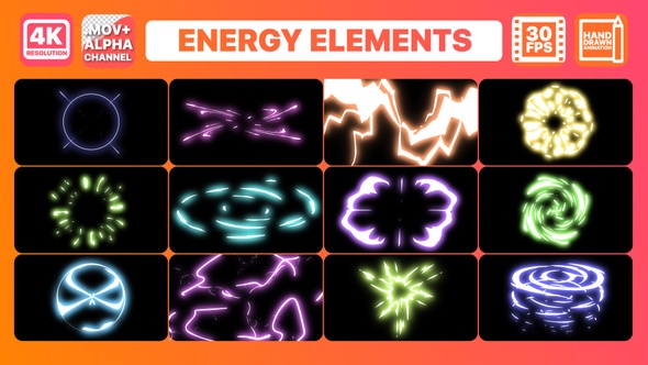 Energy Elements | Motion Graphics Pack