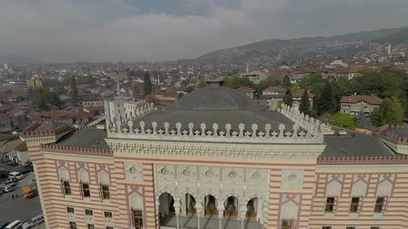 Aerial view of the City Hall