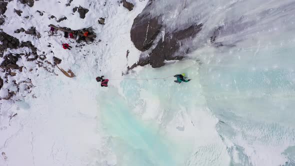 Mountaineer Man is Leading on Ice