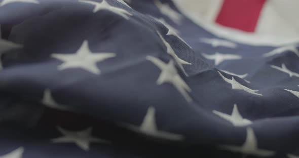 American flag detail with patriotic colors