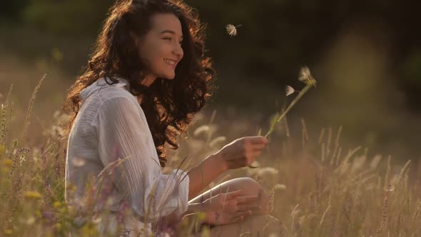 Free Happy Woman Outdoors on Nature