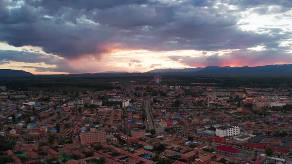 Sunset view of Turks Bagua City