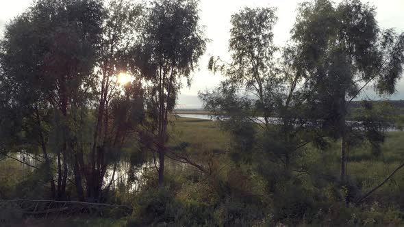 View of the beautiful river