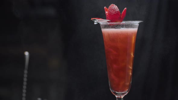 Ready-made Strawberry Rossini Cocktail