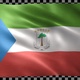 Equatorial Guinea waving flag looped - VideoHive Item for Sale