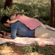 Girl Laying On Father Back.Single Parent Dad Teach Adorable Cute Preschool Child Girl. Family. - VideoHive Item for Sale