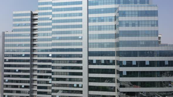 Corporate buildings at  downtown district of Sao Paulo Brazil.