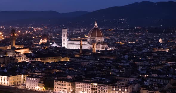 Florence Cityscape at Night