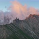 Full Moon in the mountains at sunrise - VideoHive Item for Sale