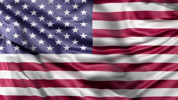 United States Waving Flag Animation