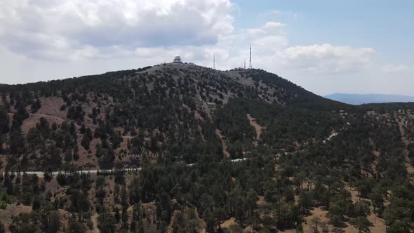 Cyprus. Beautiful mountain views. Troodos Mountains. Summer view