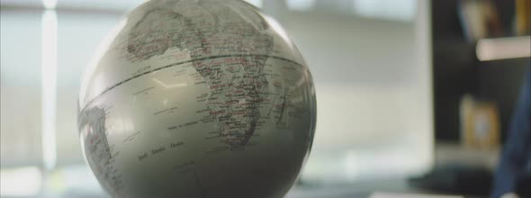 A Globe in an Office