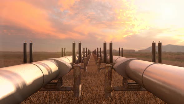 Gas Pipelines with Lng and Crude Oil