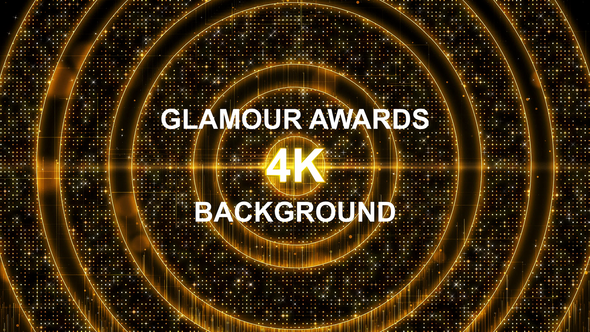 Gold Heaven Award Particles 4k