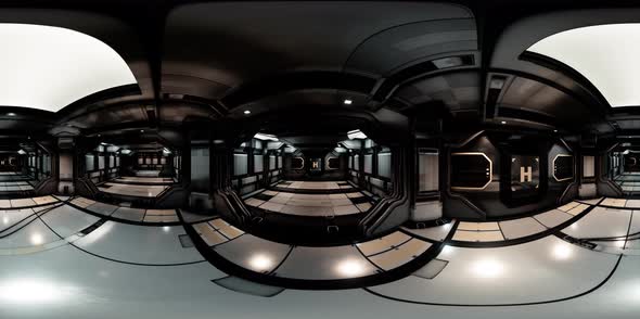 Vr360 View of Spaceship Interior alt
