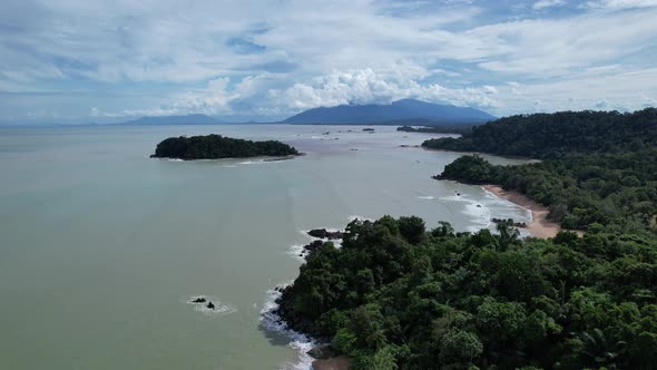 The Beaches at the most southern part of Borneo Island