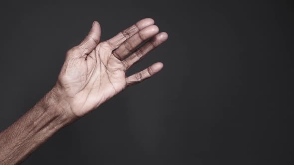 Close Up of Hands of a Elderly Person