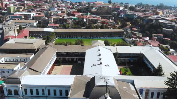 Training fields, Sports grounds, Stadium, National Maritime Museum, Valparaiso