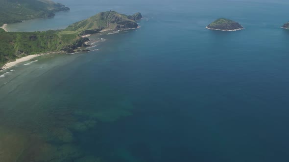 Lighthouse in Cape Engano . Philippines, Palau Island