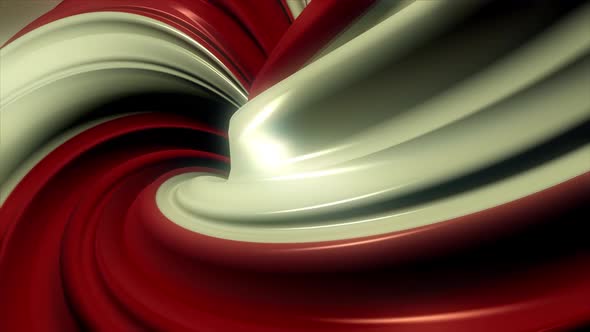 Animation of multi-colored swirling lines