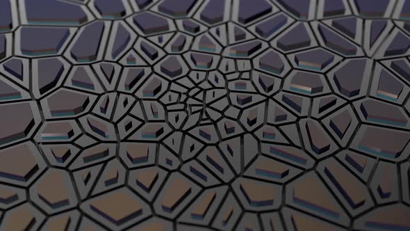 Cracked Rainbow Background